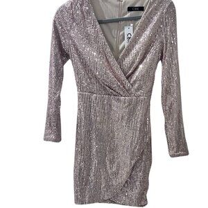 Sequin v neck dress (retail $50)
